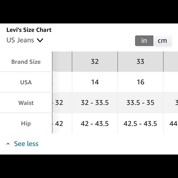 Mid-rise Straight Levi’s - Picture 7 of 7